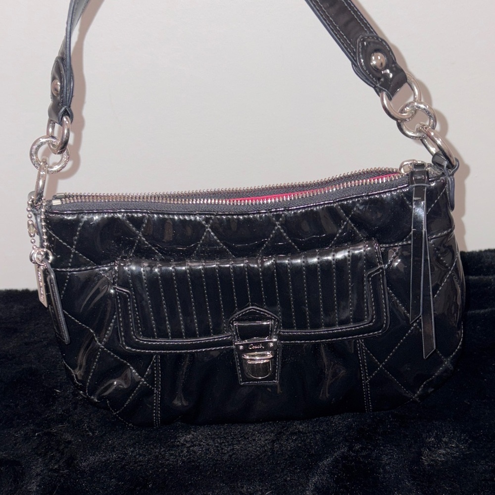Coach Poppy Liquid Gloss Patent Leather